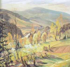 Fruhlingslandschaft by Igo Poetsch