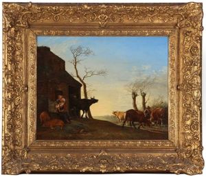 Driving The Cattle To The Pasture In The Morning by Paulus Potter