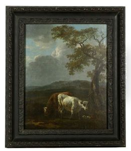 Dutch Landscape With Cow by Paulus Potter