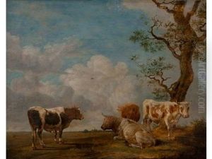 Vaches Dans Un Paysage by Paulus Potter