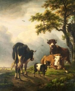 Vilande Boskap I Landskap by Paulus Potter