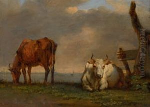 Kustenlandschaft Mit Kuhen by Paulus Potter