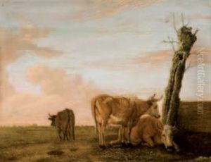 Vaches Au Paturage by Paulus Potter