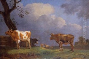 Vaches Au Paturage by Paulus Potter