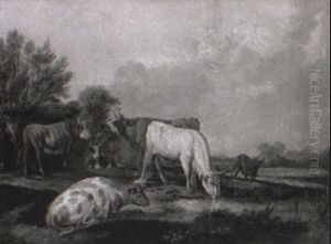 Cattle In A Landscape by Paulus Potter