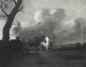Cattle Beneath A Tree