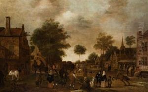 Escena De Aldea by Pieter Symonsz Potter