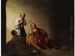 Josef In Agyptischer Gefangenschaft by Pieter Symonsz Potter