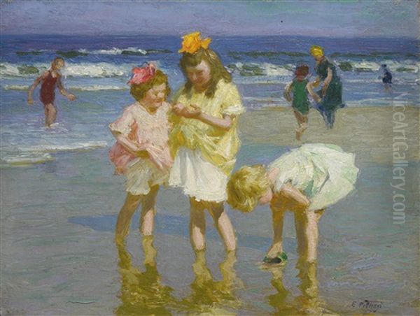 Three Girls By The Seashore - view 1