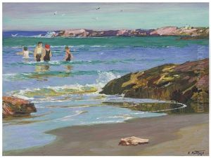 Low Tide by Edward Henry Potthast