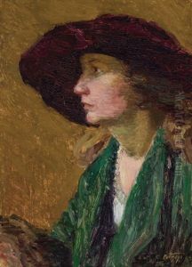 The Maroon Hat," C. 1922