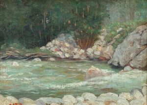 Rushing River by Edward Henry Potthast
