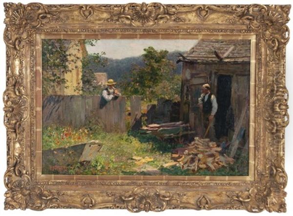 Chopping Wood - view 1