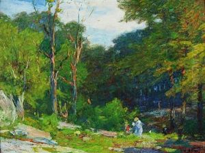 Woodland Dell by Edward Henry Potthast