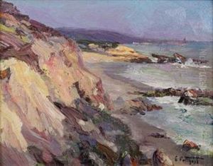 Bluffs By The Coast by Edward Henry Potthast