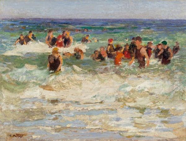 Swimming Lesson In The Surf - view 1