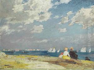 Sailboats by Edward Henry Potthast