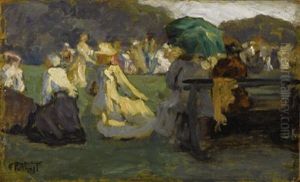Lawn Tennis, St. Ives by Edward Henry Potthast