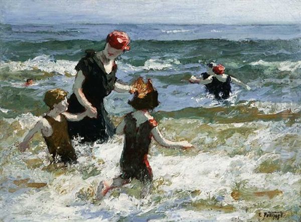 A Timid Bather - view 1
