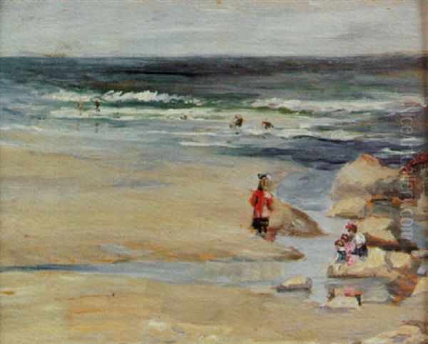 Children By The Seashore - view 1