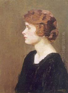 Girl With Red Hair by Edward Henry Potthast