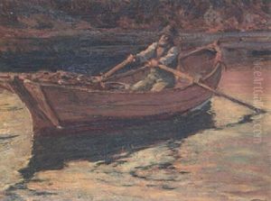 Rowing Off The Maine Shore by Edward Henry Potthast