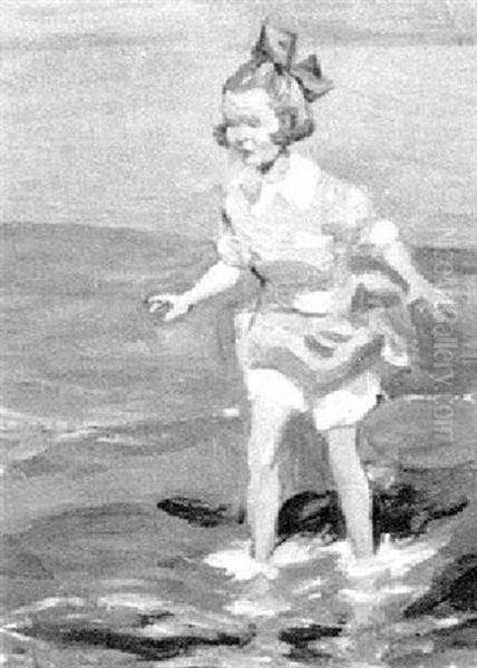 Girl On The Beach - view 1