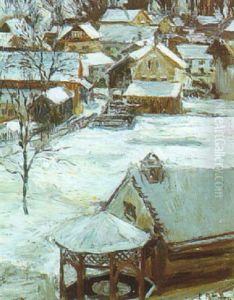 Dorf Im Winter Dorf Im Winter