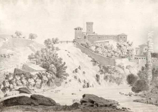 Vue D'un Chateau En Italie. - view 1