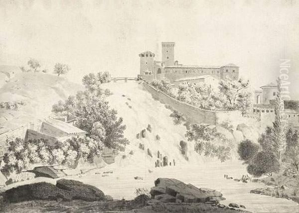 Vue D'un Chateau En Italie - view 1