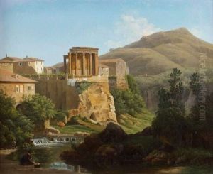 Lavandiere Devant Le Temple De Vesta A Tivoli