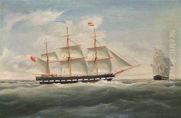 The 3-masted Merchantman "ann Mitchell" - view 1