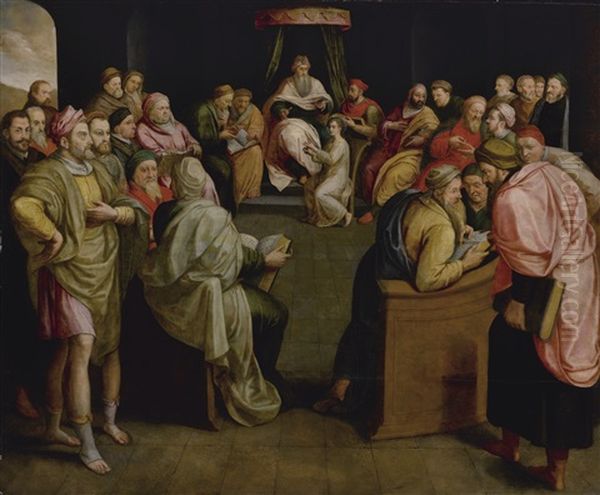 Christ Among The Doctors by Frans Pourbus the Elder