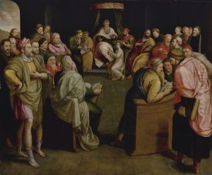 Christ Among The Doctors by Frans Pourbus the Elder