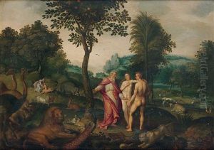 Le Paradis Terrestre by Frans Pourbus the Elder