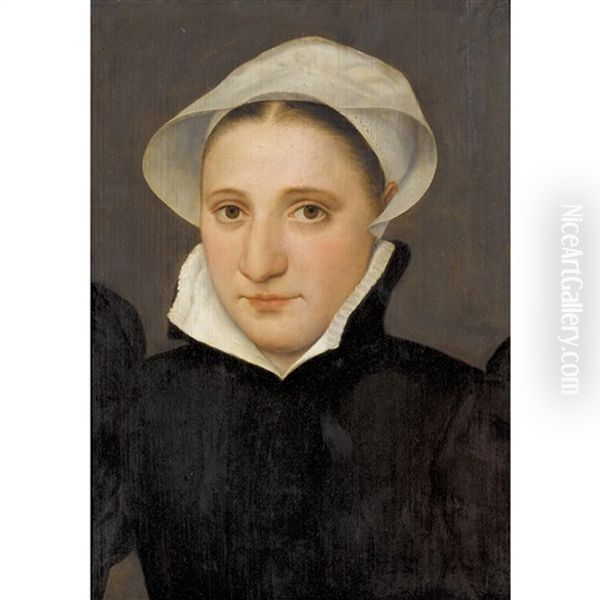 Bildnis Einer Dame Mit Haube - view 1
