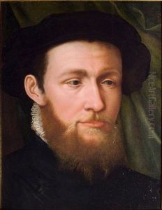 Ritratto Di Gentiluomo A Mezzo Busto In Abito Scuro (a Gentleman Wearing Dark Clothes)