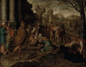 The Adoration Of The Magi by Frans Pourbus the Elder