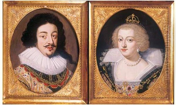 Portrait De Louis Xiii (+ Anne D'autriche; Pair) - view 1