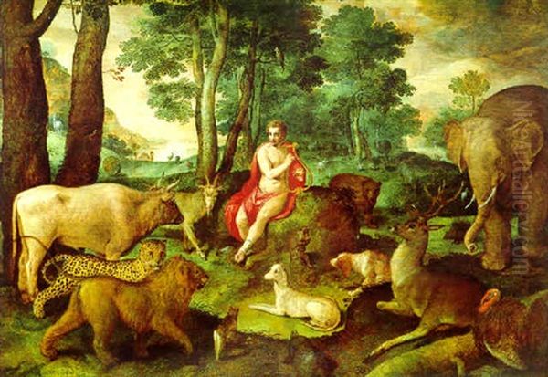 Orpheus Bezaubert Baume Und Tiere - view 1