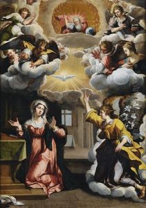 The Annunciation After An Engraving By Pieter Van Laer by Frans Pourbus the younger