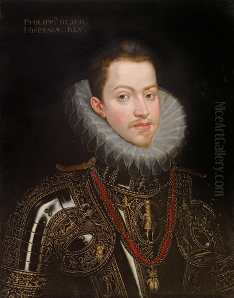 Portrait Of Philip Iii Of Spain, Bust-length; And Portrait Of Margaret Of Austria, Bust-length - view 1