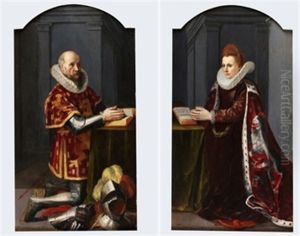 Henri D Halmale Y Marguerite T Seraerts (pair)