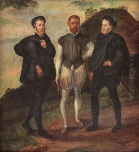 Carol Quintul And His Brother Ferdinand, Duke Of Milan