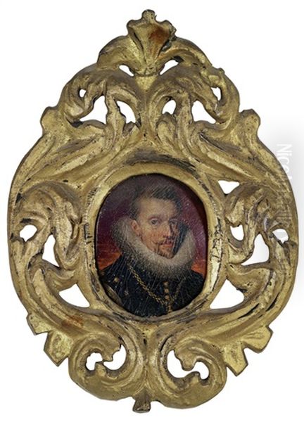 Bildnisse Des Statthalterpaares Der Spanischen Niederlande Erzherzog Albrecht Viii. (1559-1621) Und Erzherzogin Isabella Clara Eugenia (1566-1633) (pair) - view 1