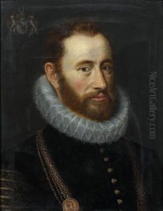 Portrait D'homme A La Fraise