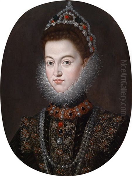 Bildnis Von Isabella Clara Eugenia, Gemahlin Erzherzog Albrecht Vii, Statthalterin Der Habsburgischen Niederlande, Des Heutigen Belgien - view 1
