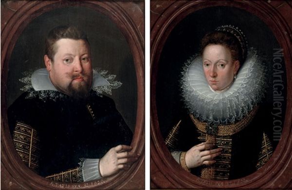 Portrait Of A Gentleman (+ Portrait Of A Lady; Pair) - view 1