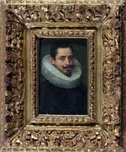 Portrait D'homme Portant Une Fraise Et Un Pourpoint Noir Portrait D'homme Portant Une Fraise Et Un Pourpoint Noir