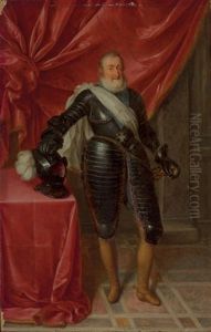 Portrait Of Henry Iv, King Of France, Wearing The Order Of The Holy Spirit by Frans Pourbus the younger